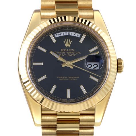 rolex oyster perpetual day date 1985|rolex day date price new.